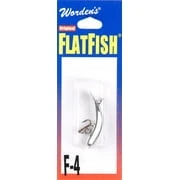 Worden's Original Flatfish Lure, 1.5-inch, Metallic Silver Finish