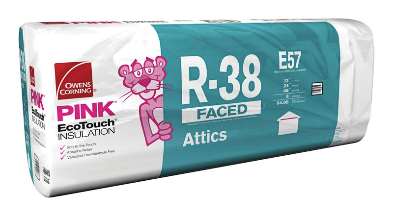 Owens Corning 24 in. W x 48 L 38 Kraft Insulation Batt 64 sq. ft.