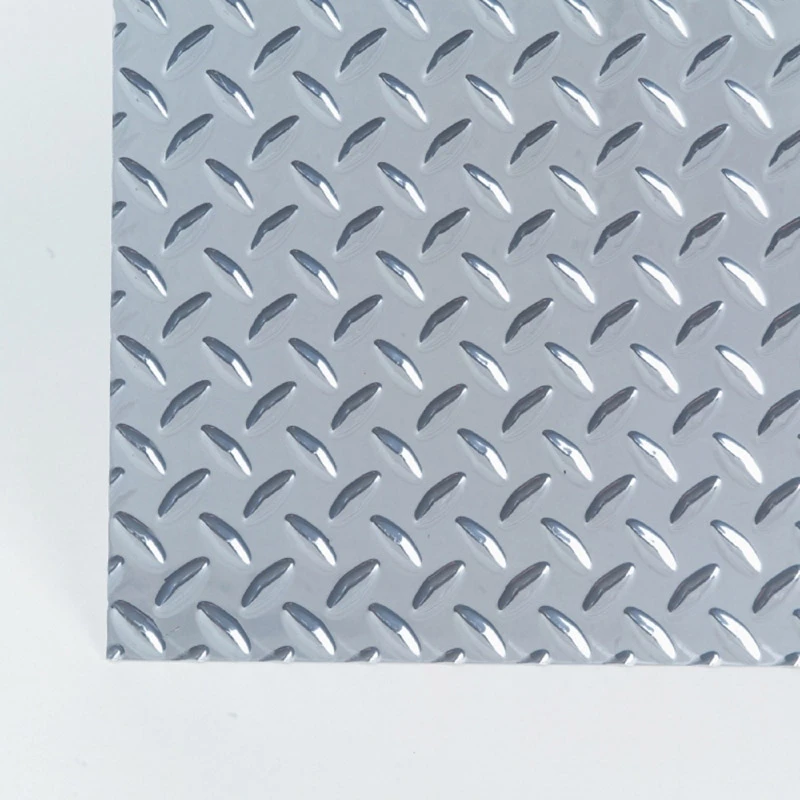 M-d 0.02 In. X 12 In. W X 24 In. L Bright Aluminum Diamond Tread Sheet Metal