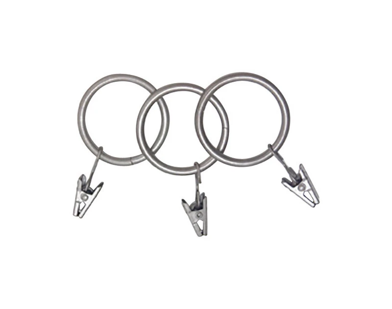 Pewter Clip Ring 1 In. L X 1 1/4 In. L - 14 Pack