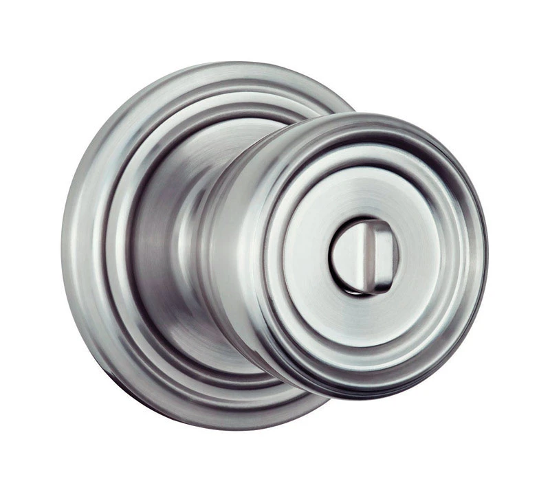 Push Pull Rotate Barrett Satin Nickel Single Cylinder Lock Kw1 1.75 In.