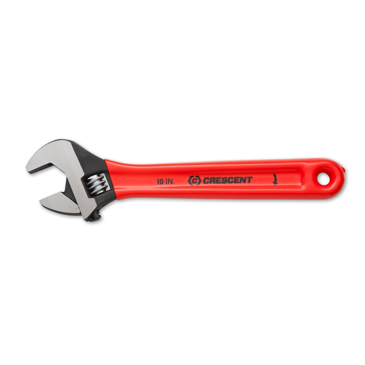10 In. Adjustable Wrench With Cushion Grip - Metric And Sae