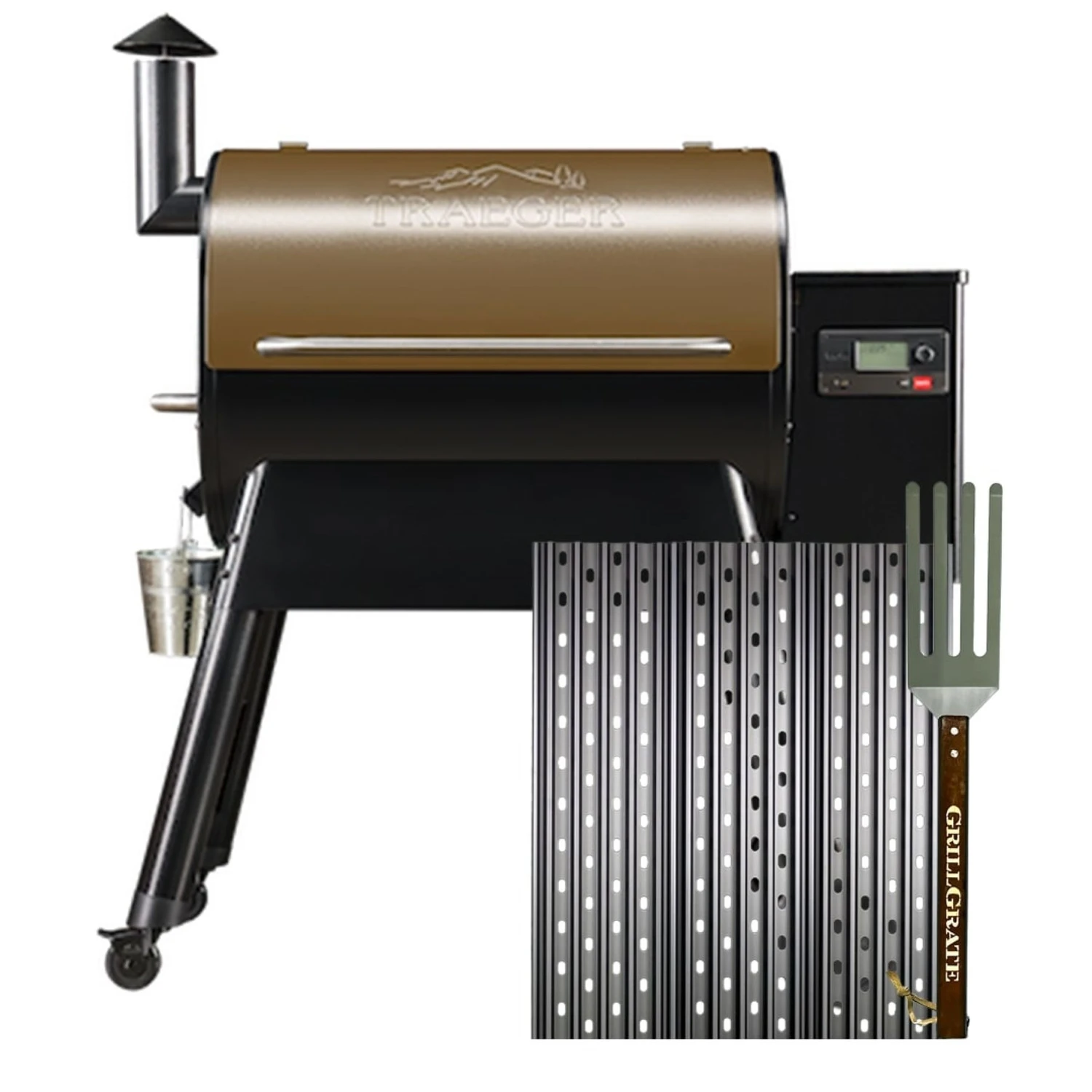 Sear Station Grill Grate Kit For Traeger Pro Series 18.5 In. L X 15.38 In. W