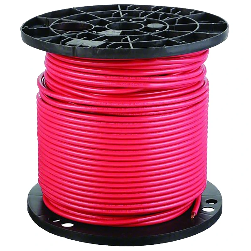 500 Ft. 4-awg Stranded Red Copper Thhn Building Wire