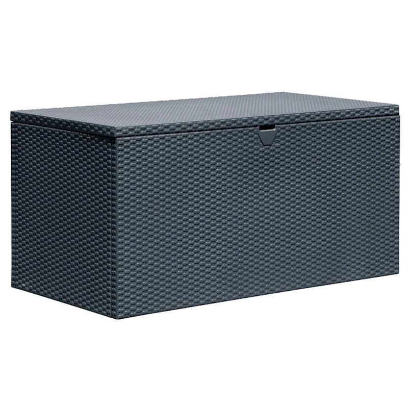 Spacemaker 54 In. W X 30 In. D Charcoal Steel Deck Box 134 Gallon