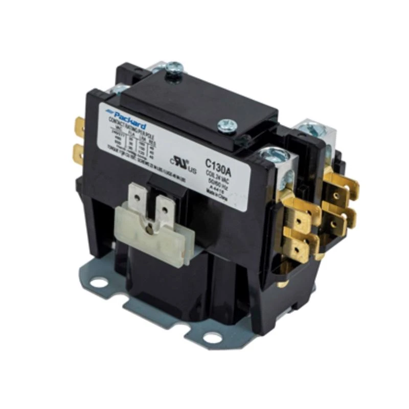 C130a 24v Contactor, 1 Pole, 30 Amps, Foot Mount