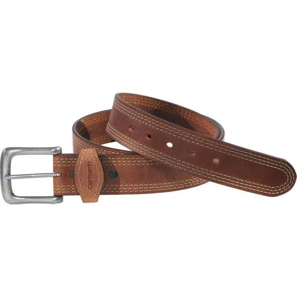 Men's Detroit Leather Triple Stitch Belt - 44" - Brown