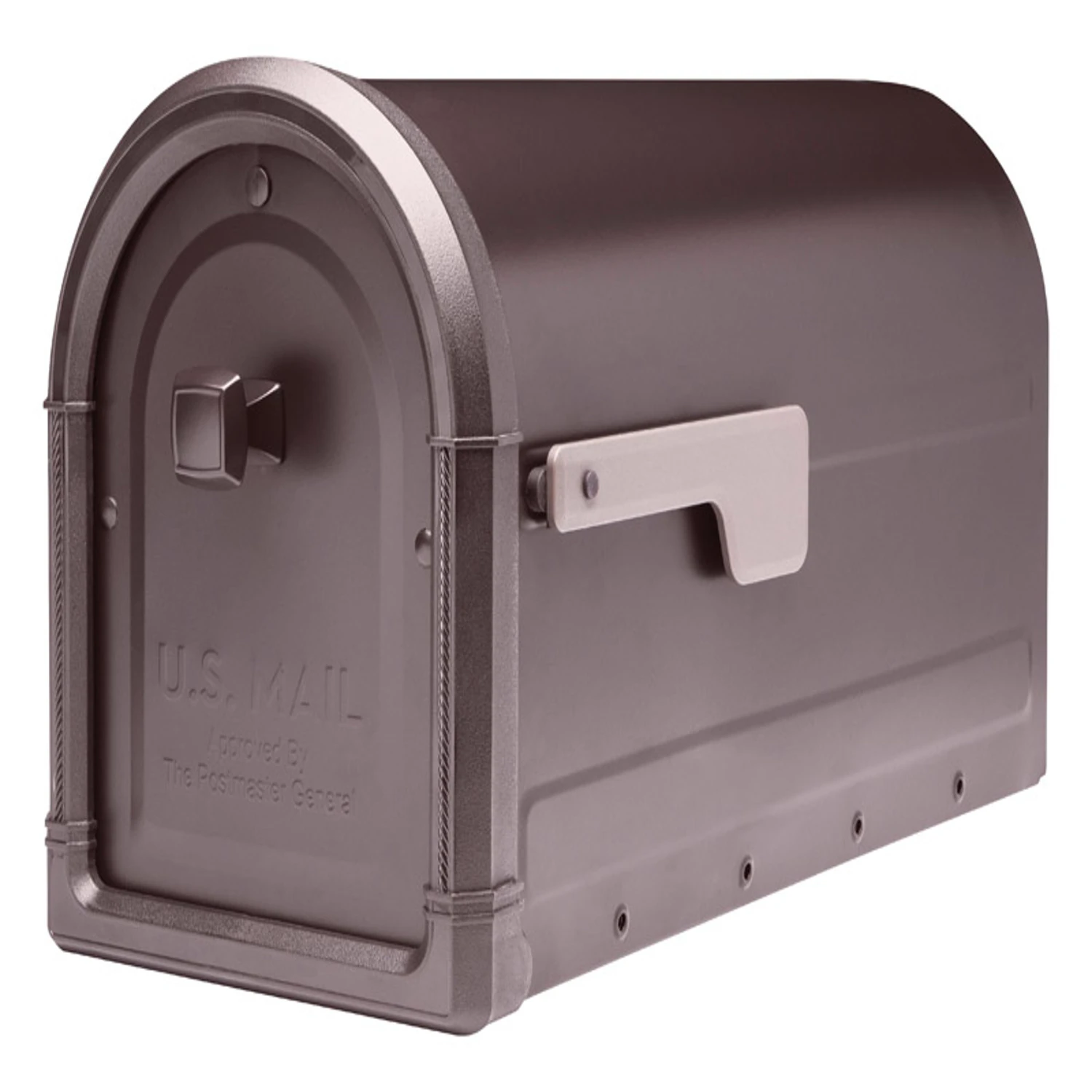 Roxbury Post Mount Rubbed Bronze Galvanized Steel Mailbox
