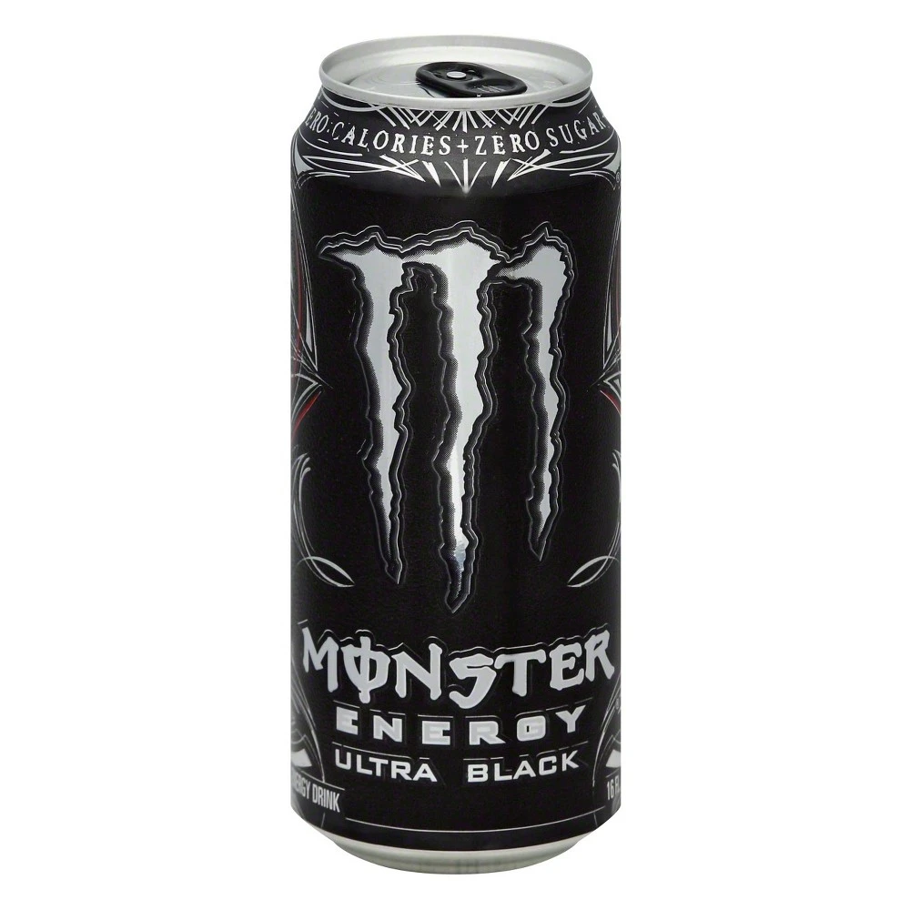Monster Ultra Black Energy Drink, 16 Fl. Oz.
