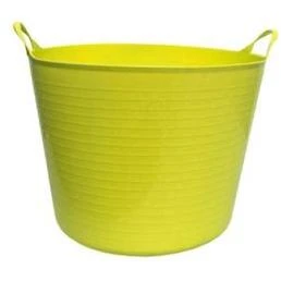 F16-yl 16 Gallon Flex Tub - Yellow Durable Utility Container