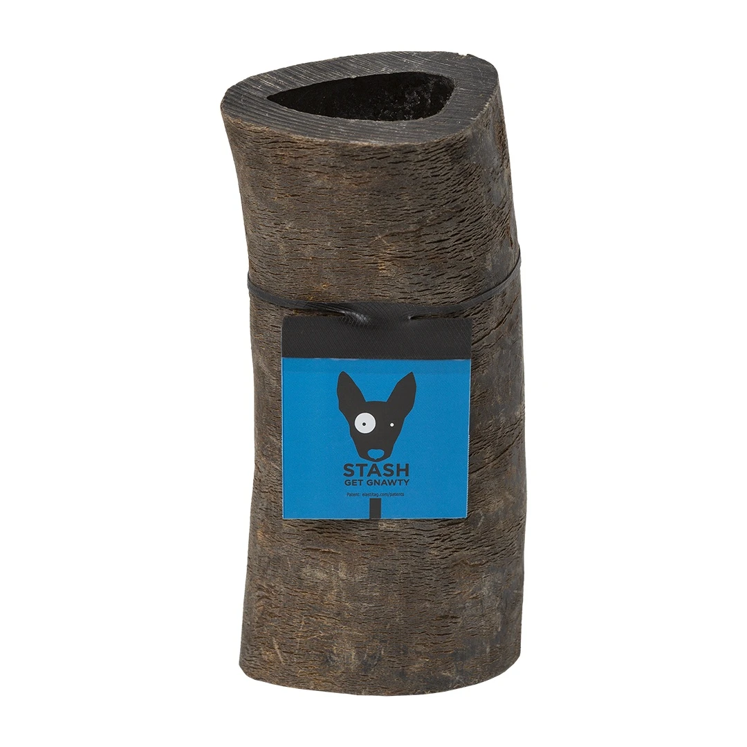 Diggin D Water Buffalo Horn Dog Chew - Large Natural Treat For Dogs