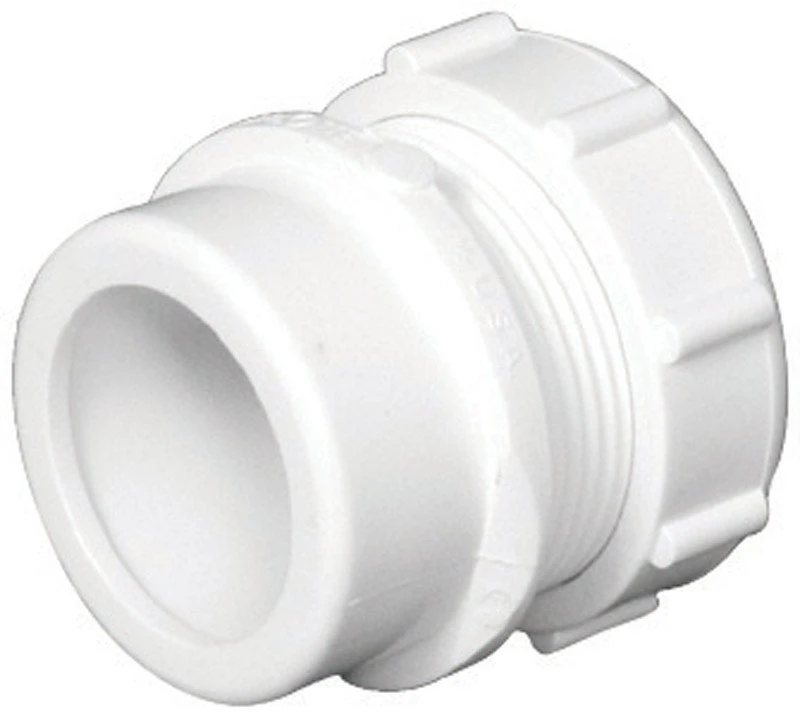 Charlotte Pipe Schedule 40 1-1/2 in. Slip X 1-1/4 in. D Slip PVC Trap Adapter 1 pk