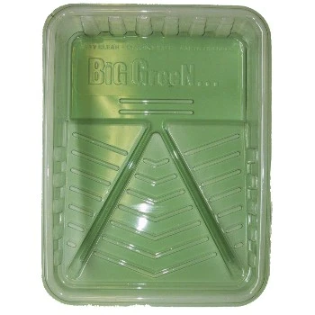 Rm422 9-inch Plastic Paint Tray - 1 Quart Capacity, Green Color