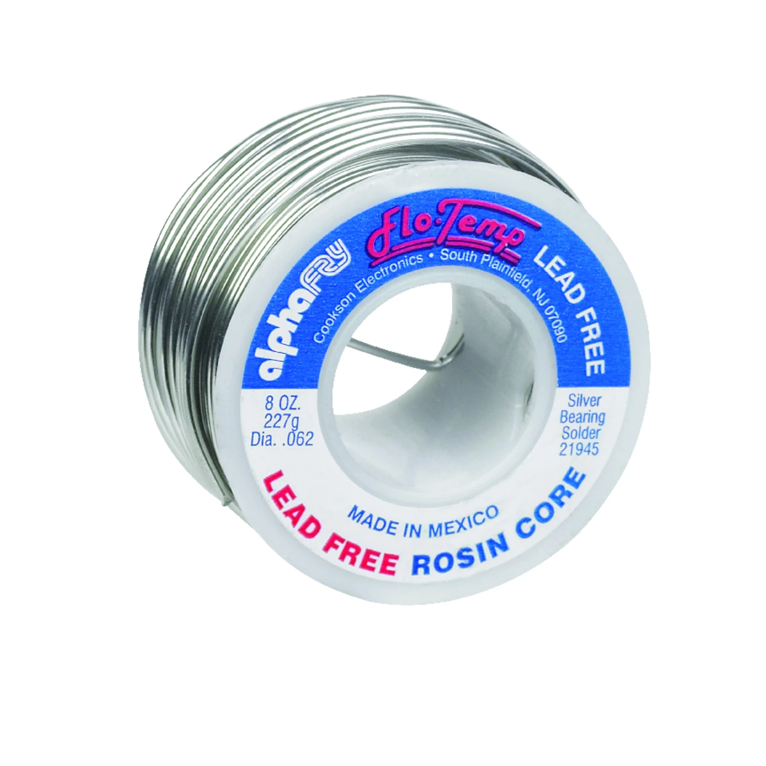 8 Oz Lead-free Rosin Core Solder Wire 0.062 In. Diameter Silver Bearing