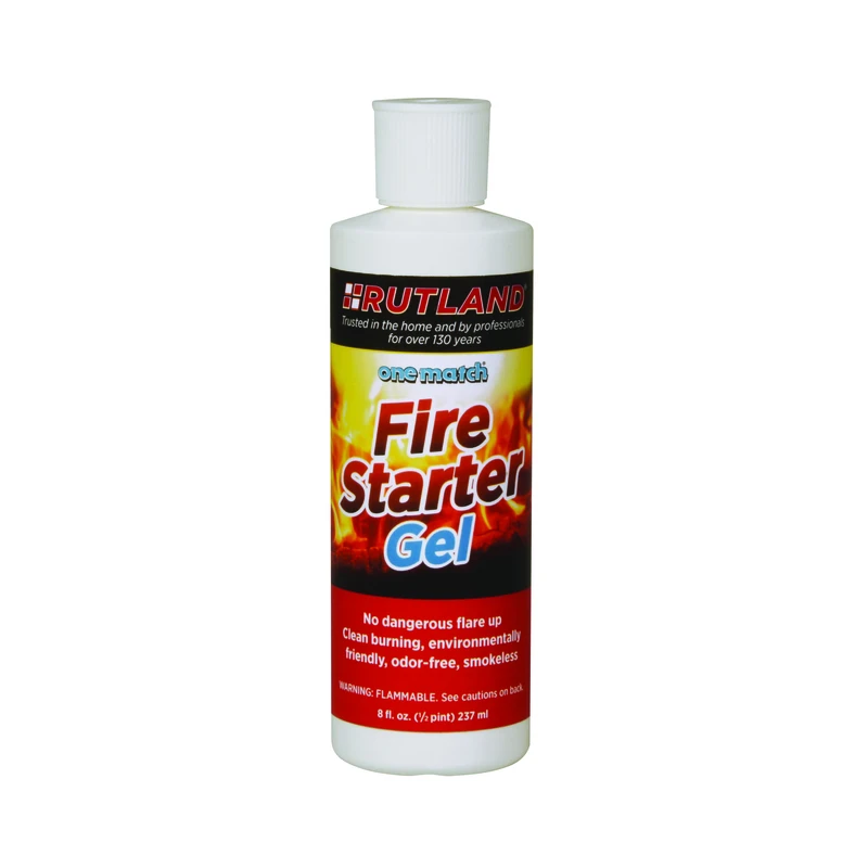 One Match Gelled Alcohol Fire Starter 8 Oz - 10 Minute Burn Time