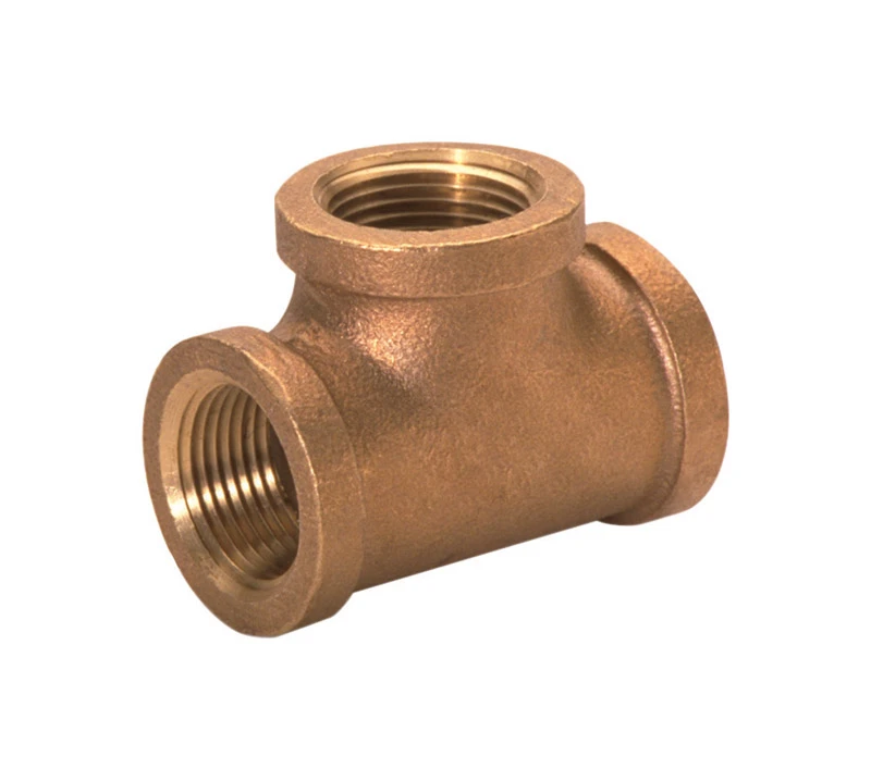 3/8 In. Fpt Red Brass Tee - Lead-free, Maximum Pressure 1200 Psi