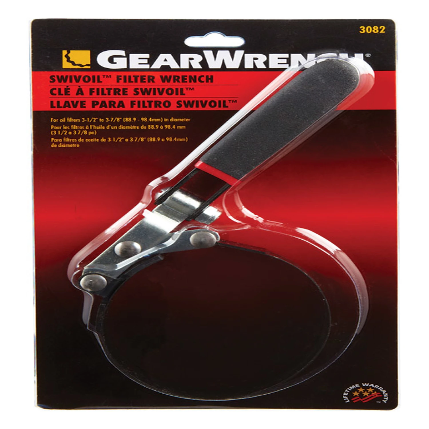 Swivel Strap Oil Filter Wrench 3-7/8 In. With 5.5 In. Handle