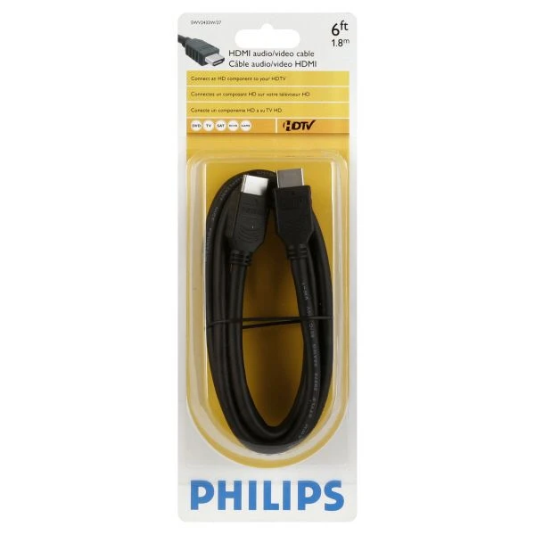 6 Ft. Hdmi Cable - Type A Male Digital Audio/video Connection