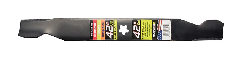 MaxPower 42 in. Standard Mower Blade For Riding Mowers 1 pk
