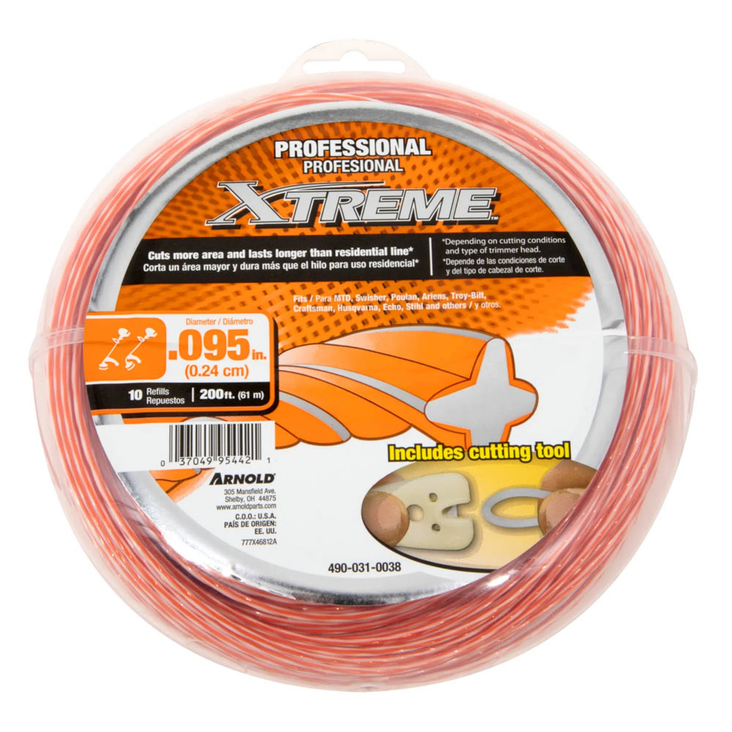 Xtreme Professional Grade 0.095 In. Diameter X 200 Ft. Length Trimmer Line