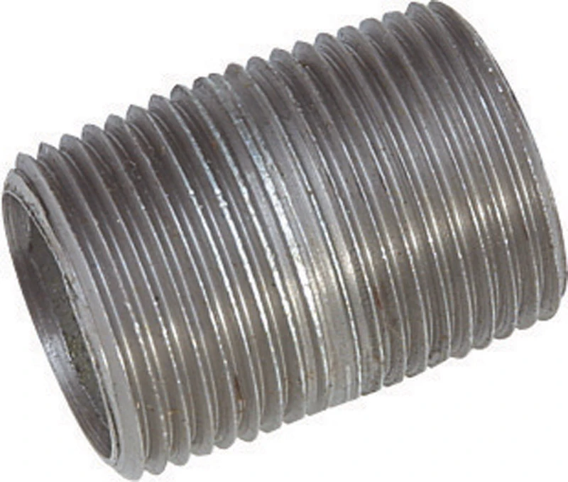 Sigma Engineered Solutions ProConnex 1/2 in. D Zinc-Plated Steel Threaded Nipple For Rigid/IMC 2 pk