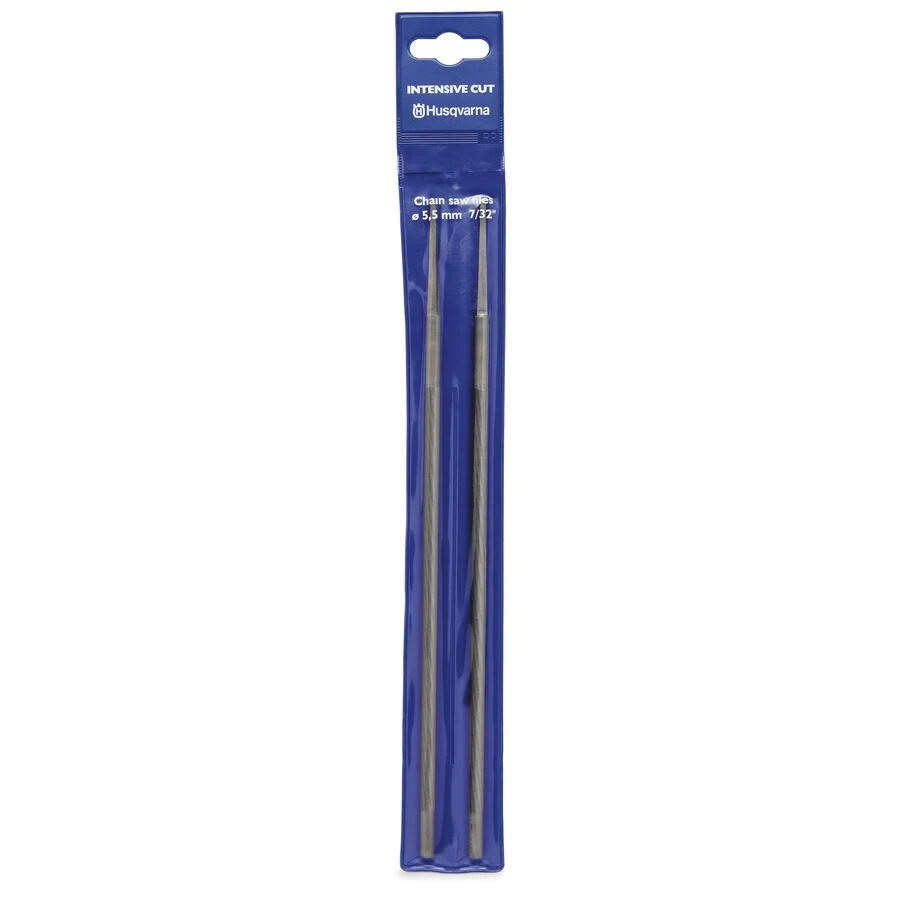 Husqvarna 588246201 Intensive Cut Chainsaw Files (2 Pack), 7/32"/5.5mm