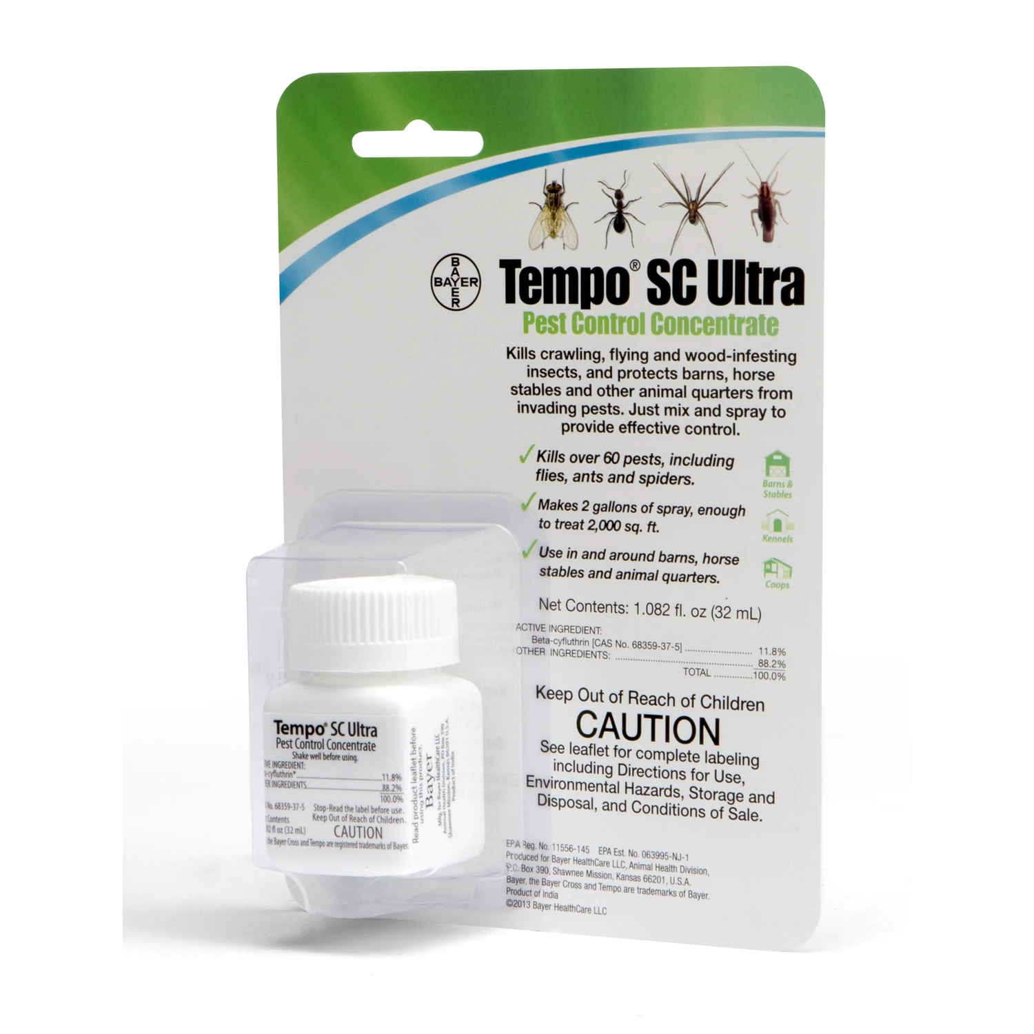 Liquid Sc Ultra Pest Control Concentrate 1.08 Oz - Professional Strength Insecticide