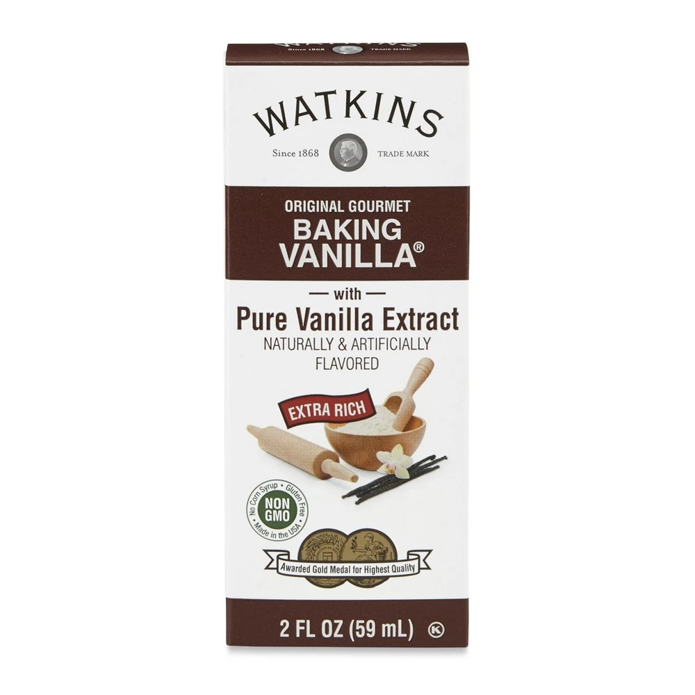 Watkins All Natural Original Gourmet Baking Vanilla Extract, 2 fl. oz