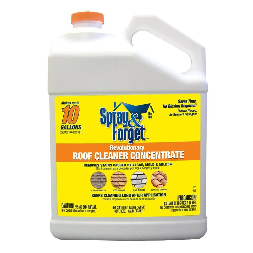 1 Gallon Roof Cleaner Concentrate - Revolutionary Mold & Mildew Remover