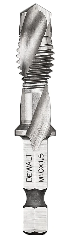 10mm X 1.5in High Speed Steel Impact Ready Drill & Tap Bit