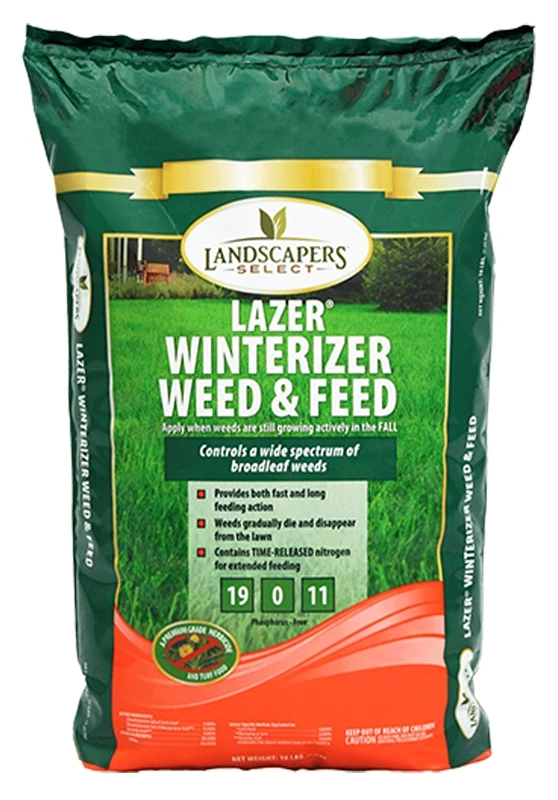 Lawn Winterizer Weed & Feed Fertilizer 5,000 Sq Ft 19-0-11