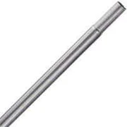 Pr104110.5 Swedge End Top Rail, 1-3/8 In Dia, 10.6 Ft L, 17 Gauge