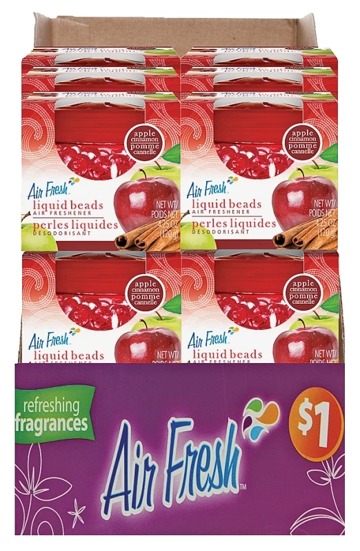 Liquid Beads Air Freshener - Apple Cinnamon Scent, 4.25 Oz