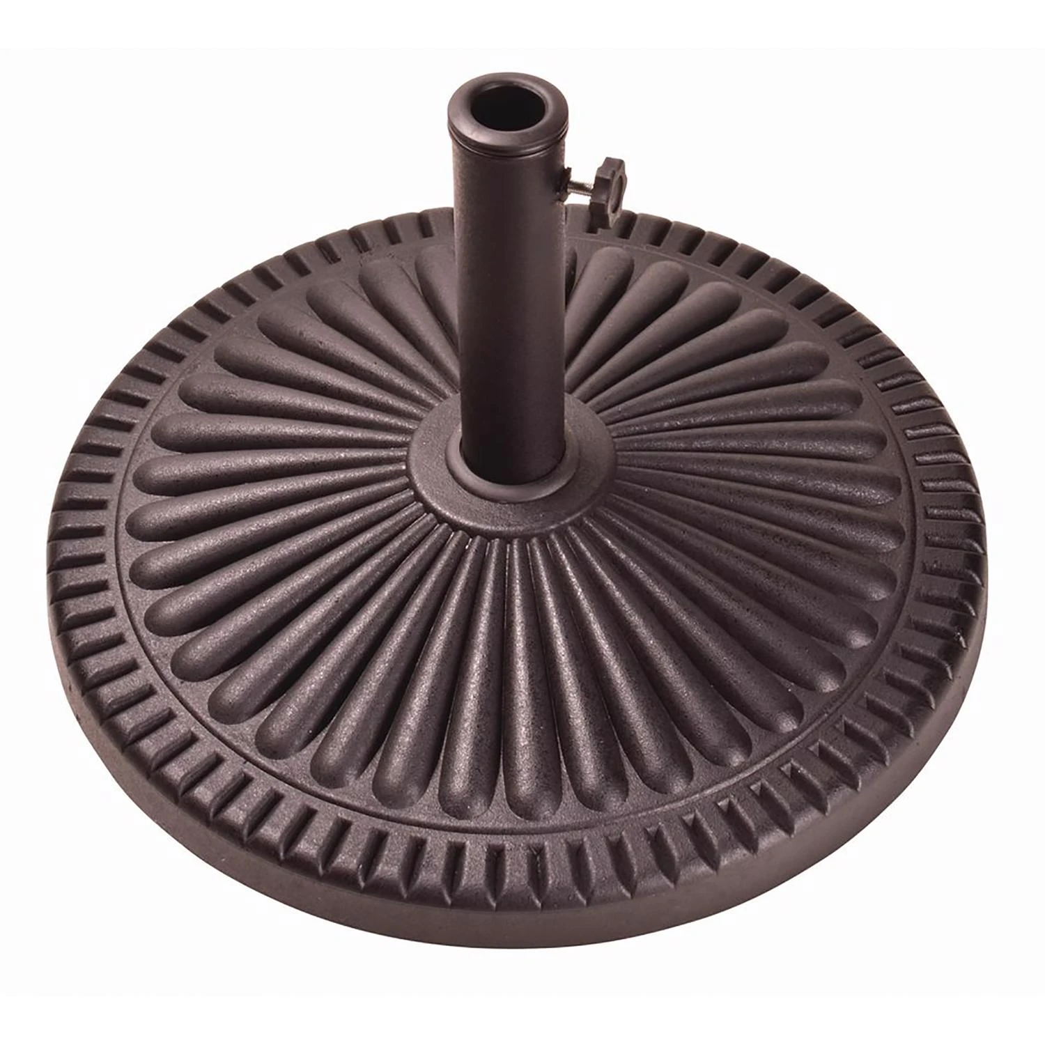 Bronze Envirostone Umbrella Base 21.5 In. L X 21.5 In. W X 13.18 In. H