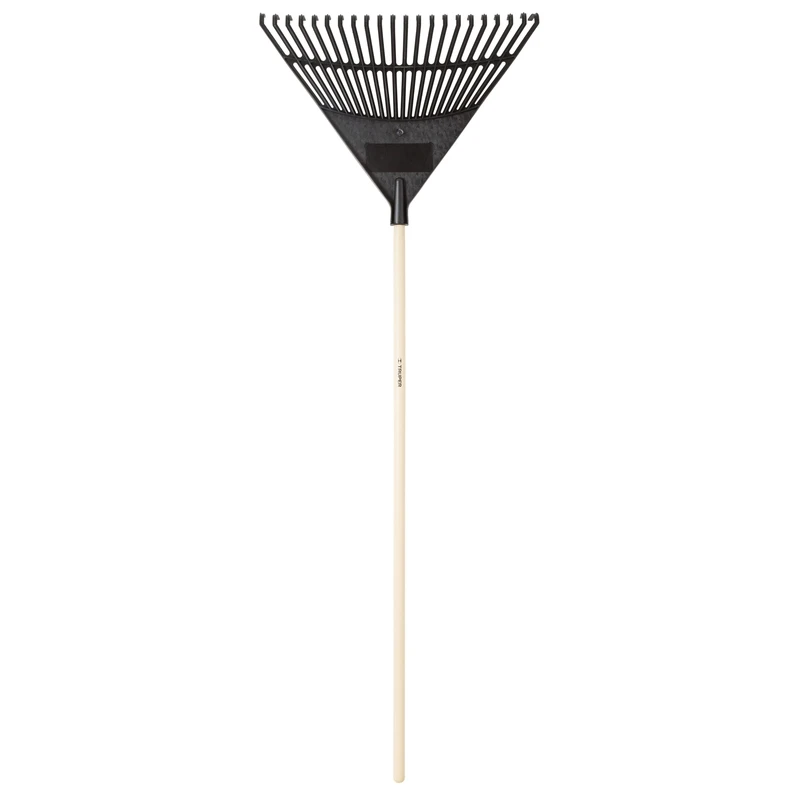 61 In. Poly Rake With 22 Tines And Wood Handle - Model Ep-22-ace