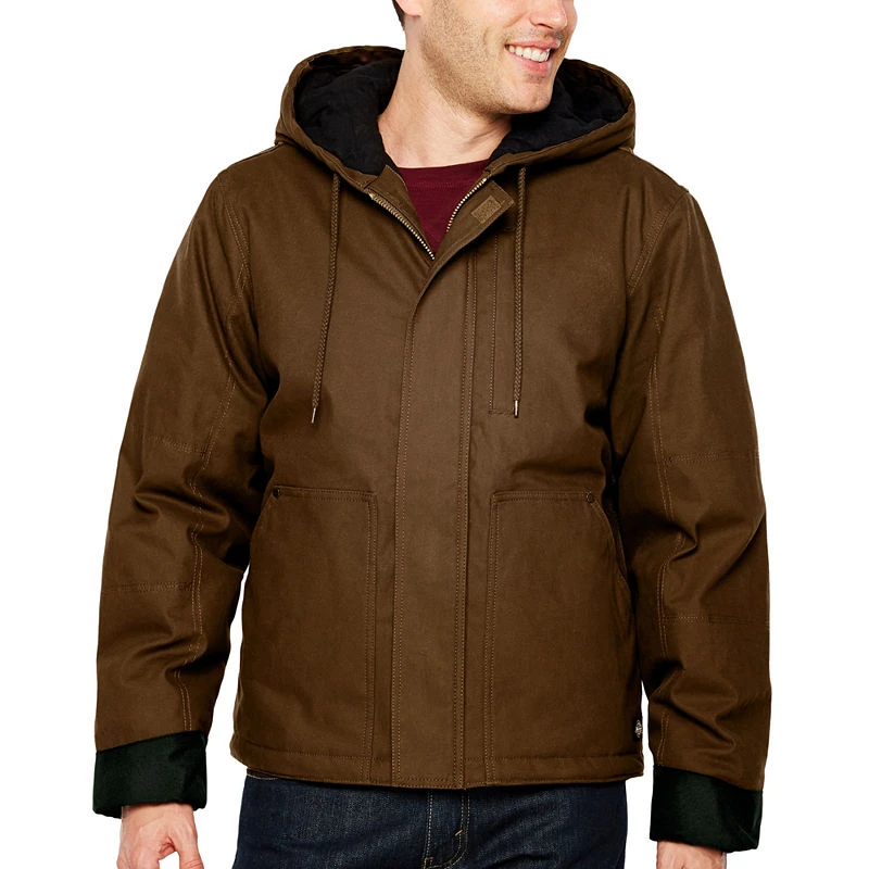 Men's Dickies Sanded Duck Flex Mobility Jacket, Xl, Red/copper