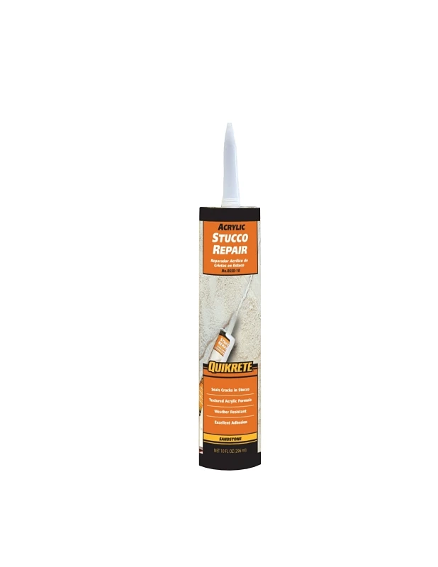 10 Oz. Stucco Repair Sealant For Cracks And Surface Restoration