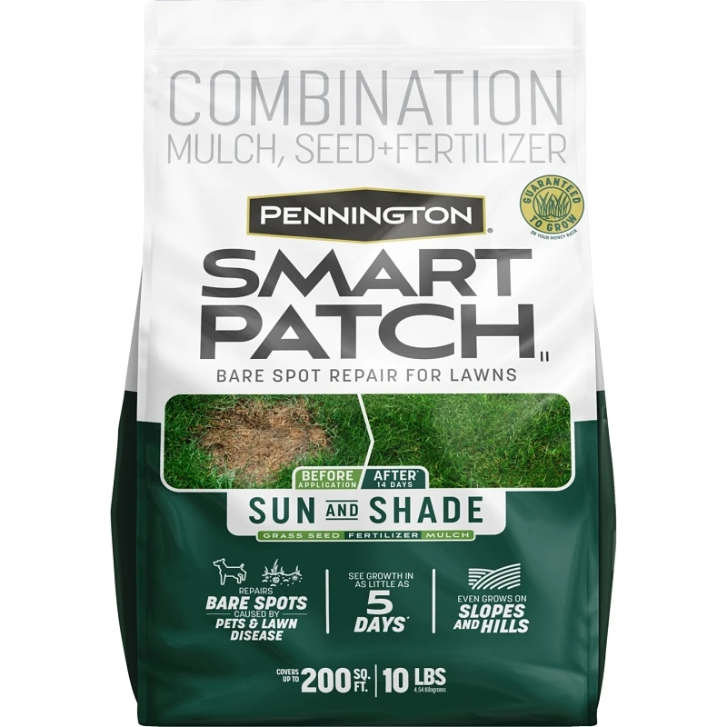 Smart Patch 10 Lb Mixed Sun Or Shade Seed Fertilizer Mulch Repair Kit