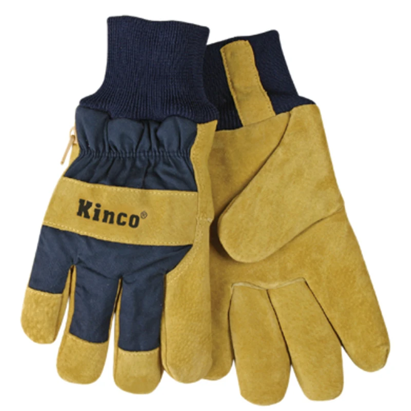 Men's Large Outdoor Knit Wrist Work Gloves With Heatkeep Thermal Lining