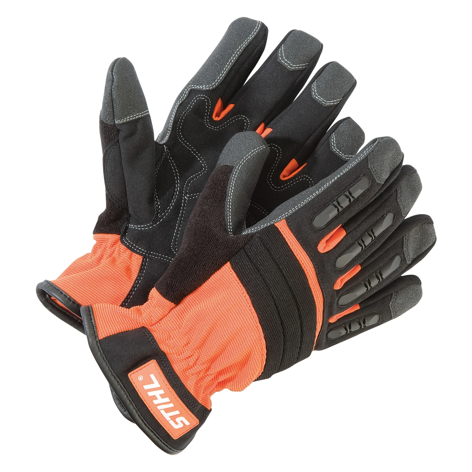 High Performance Pro Outdoor Gloves Black/orange Large 1 Pair