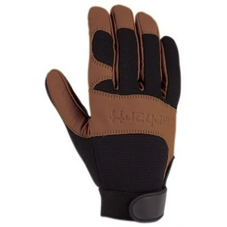 CARHARTT A533 Mechanics Gloves,Black/Barley,XL,PR