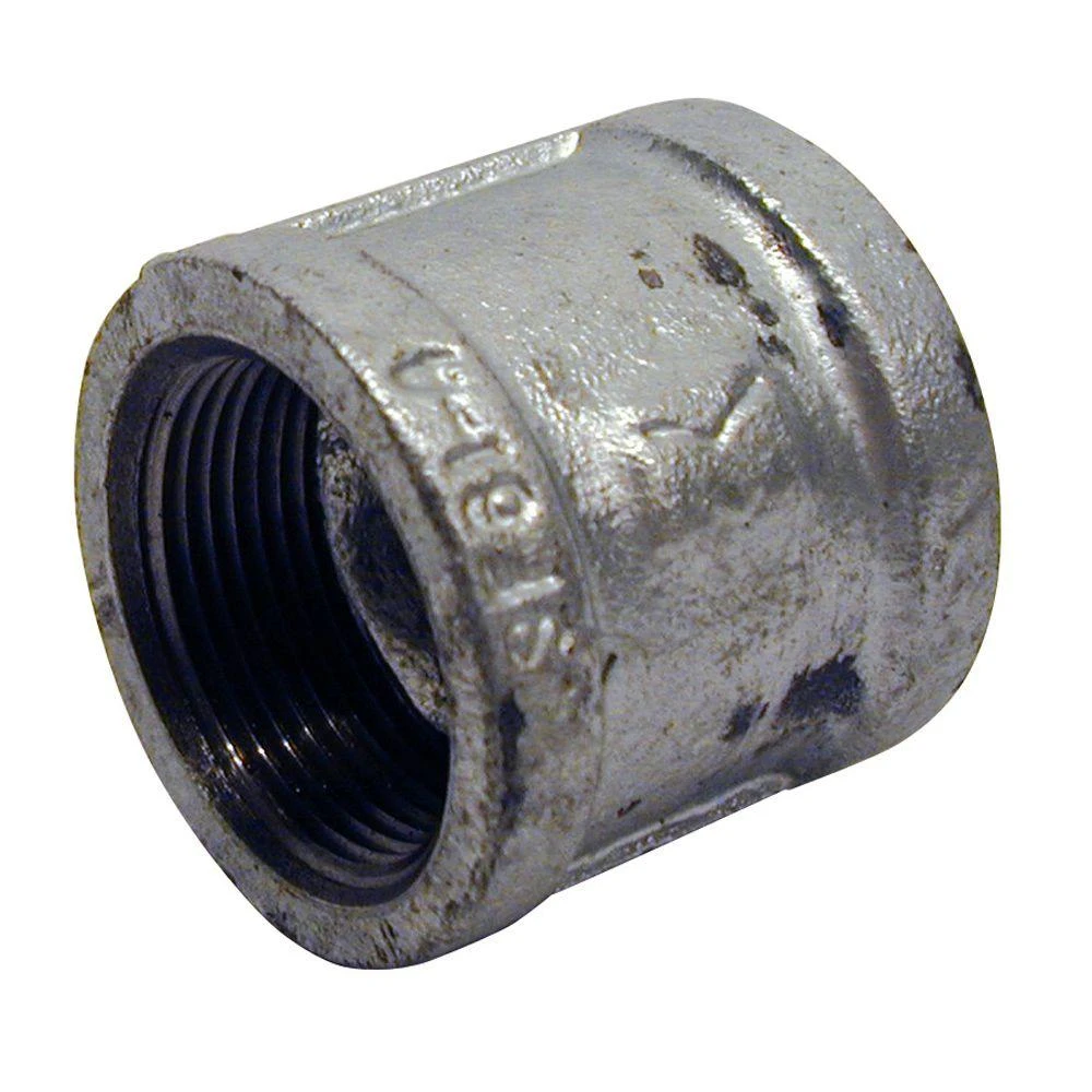 1 In. X 1 In. Fpt Galvanized Coupling - Malleable Iron Pipe Fitting
