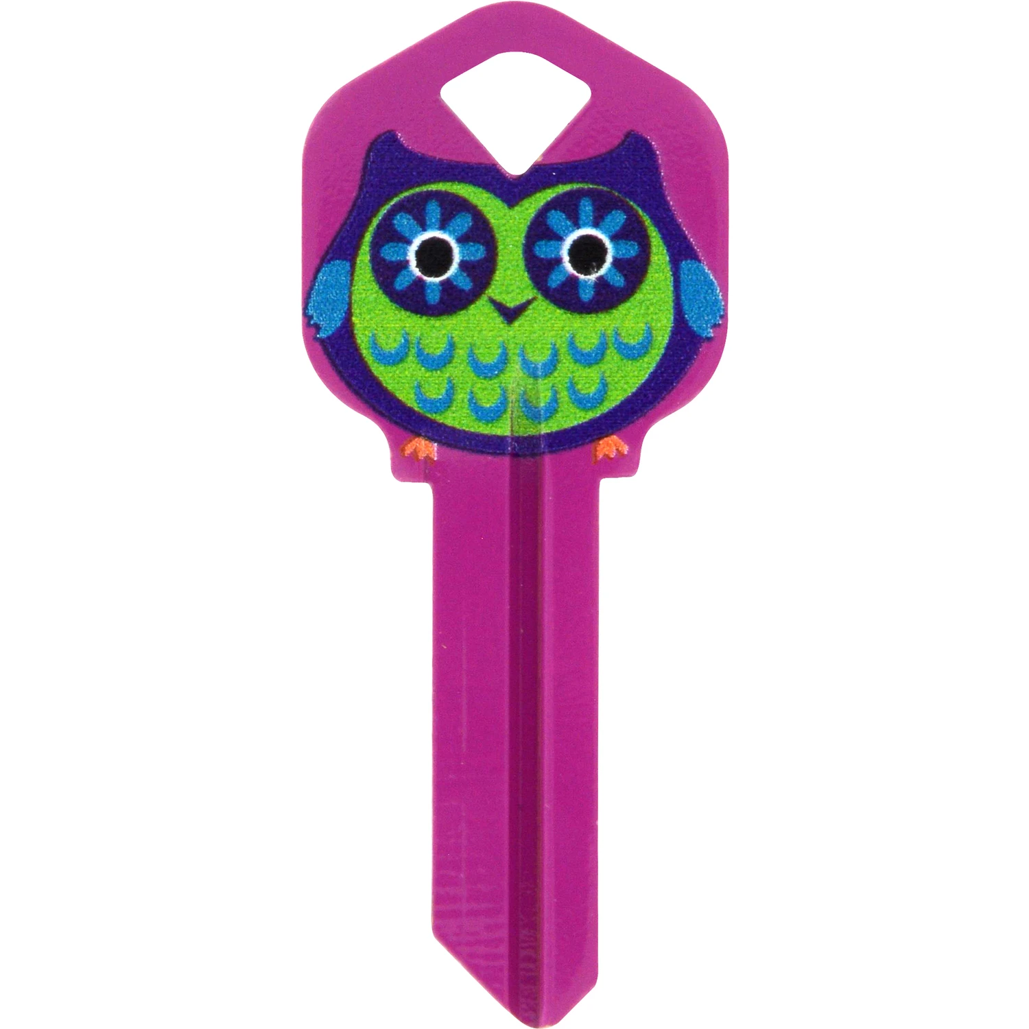 Wackey Owl Universal Key Blank For House/office - Single Sided Design