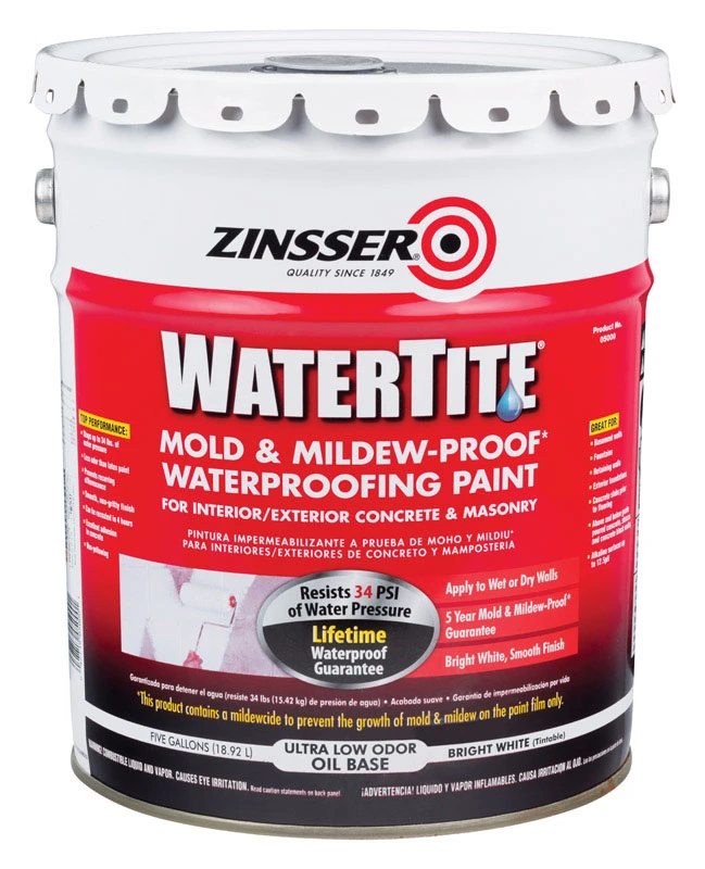 Watertite 5 Gallon Bright White Oil-based Waterproofing Paint