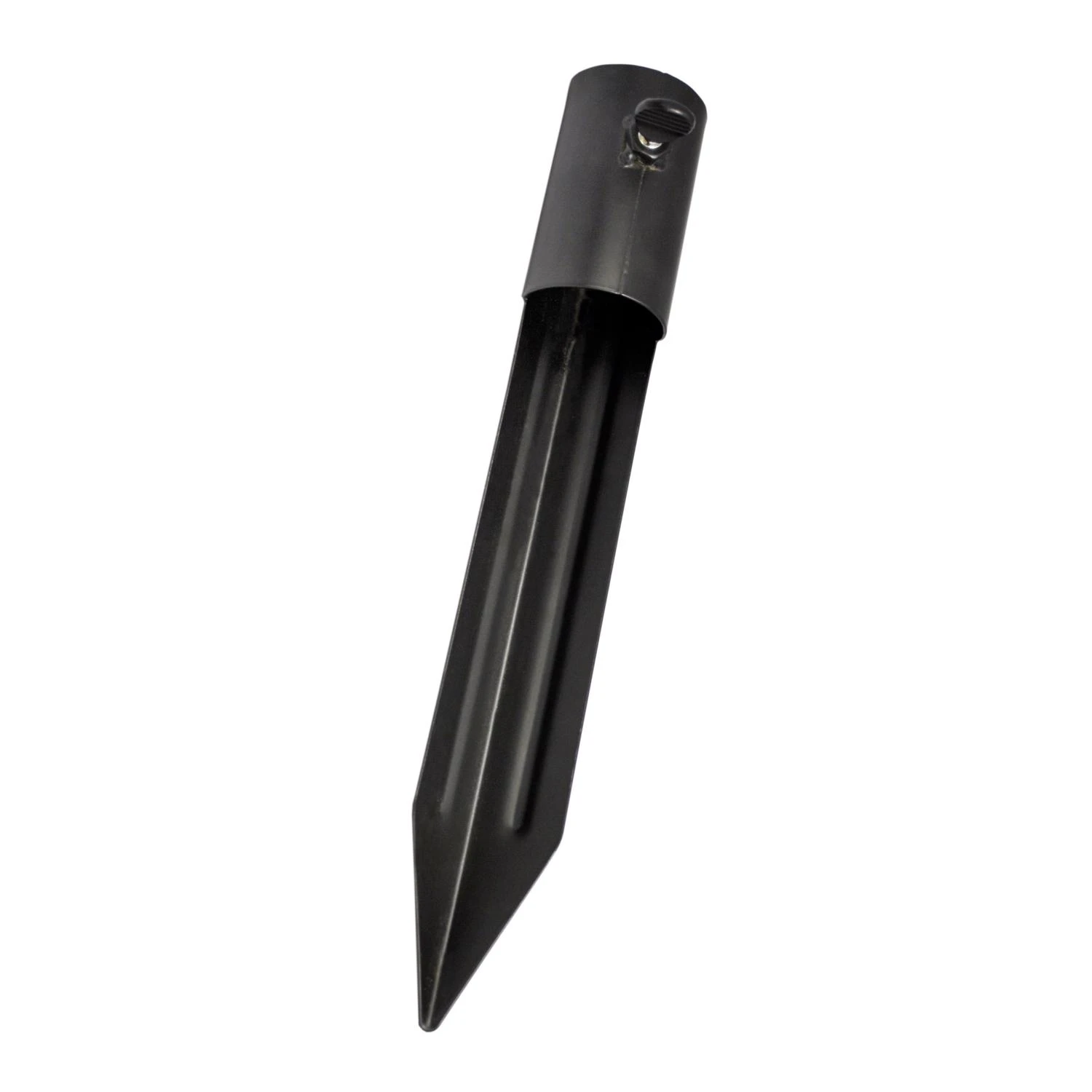Black Metal 10.75 In. Torch Stake Outdoor Torch - Durable Metal Design