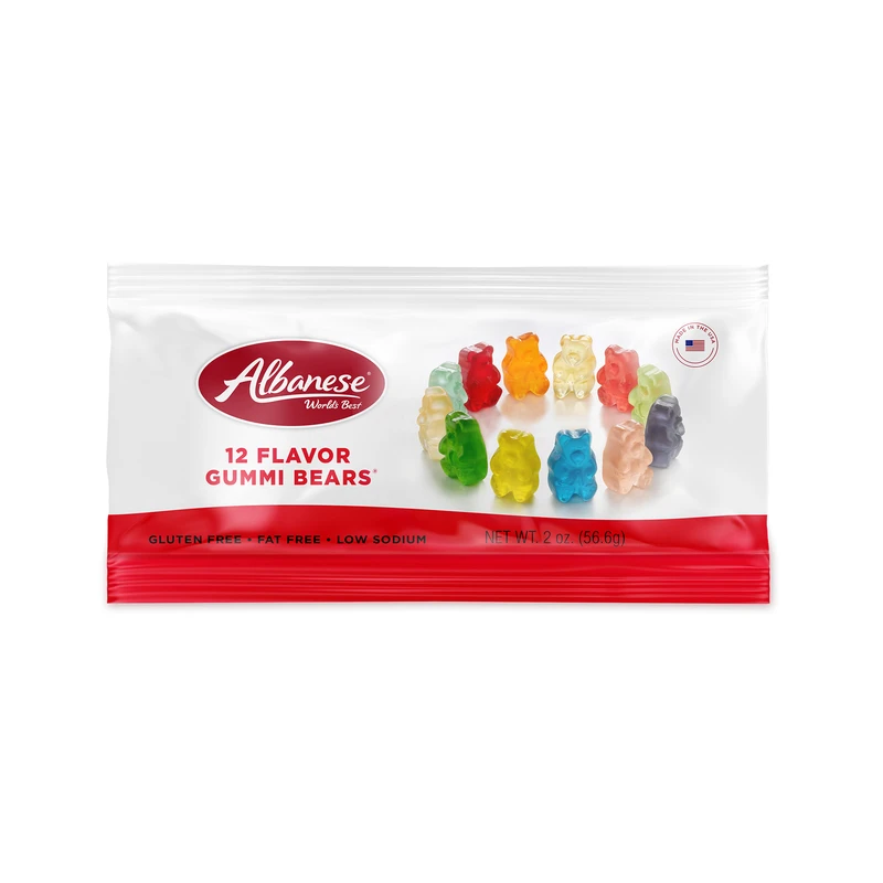 Gummi Bears, Assorted Flavors, 2 oz. Each