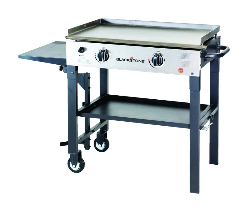 28 Inch 2 Burner Liquid Propane Outdoor Griddle Cooking Station