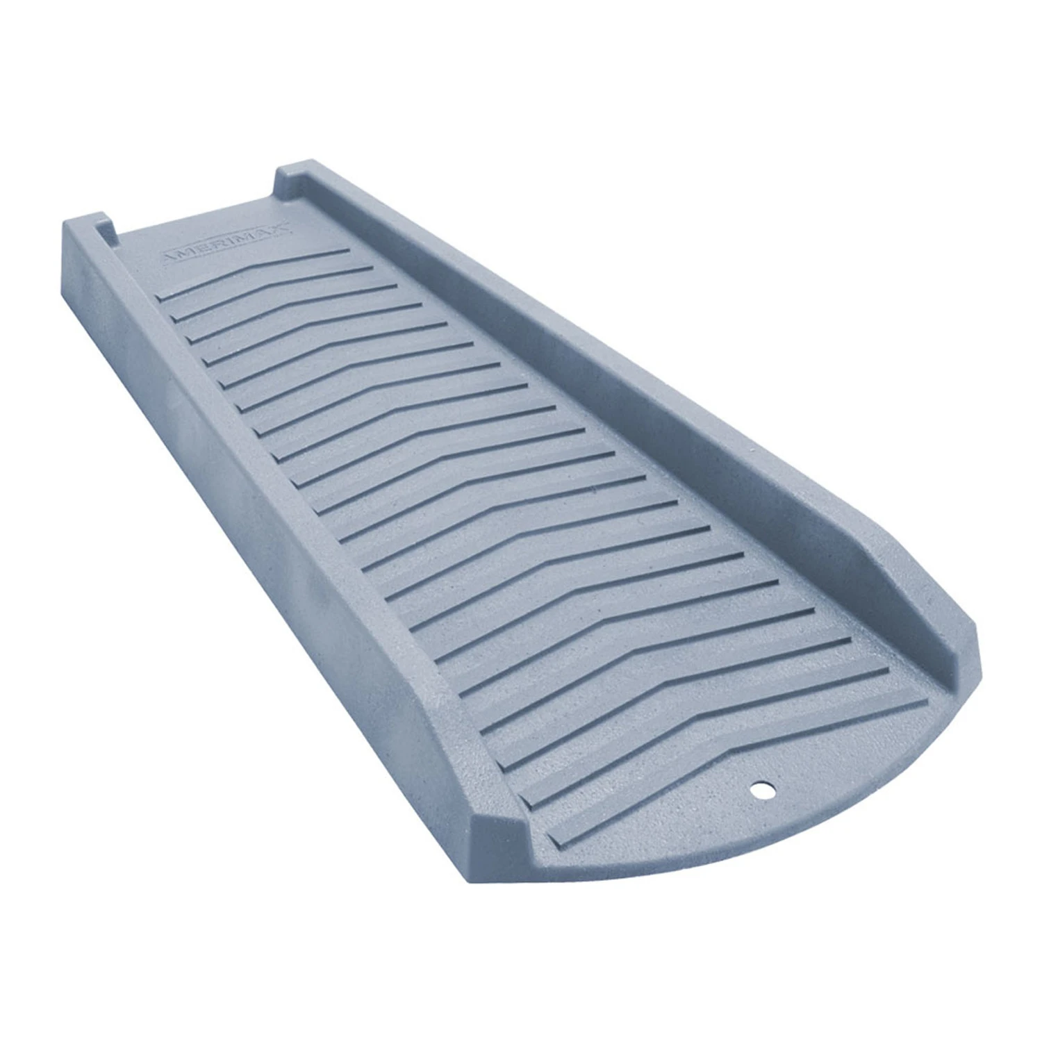 Slate Color Plastic Splash Block Extending Downspout Protection 24 Inch Length