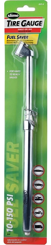 Digital Dual Head Truck Tire Pressure Gauge, 10 to 150 Pounds per Square Inch Range