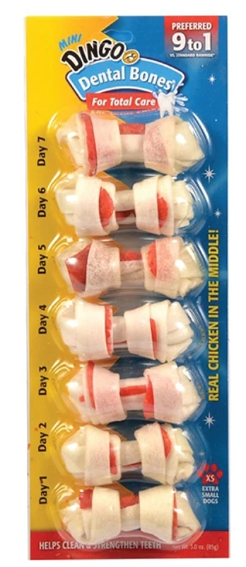 DINGO MINI DOG BONE 7PK